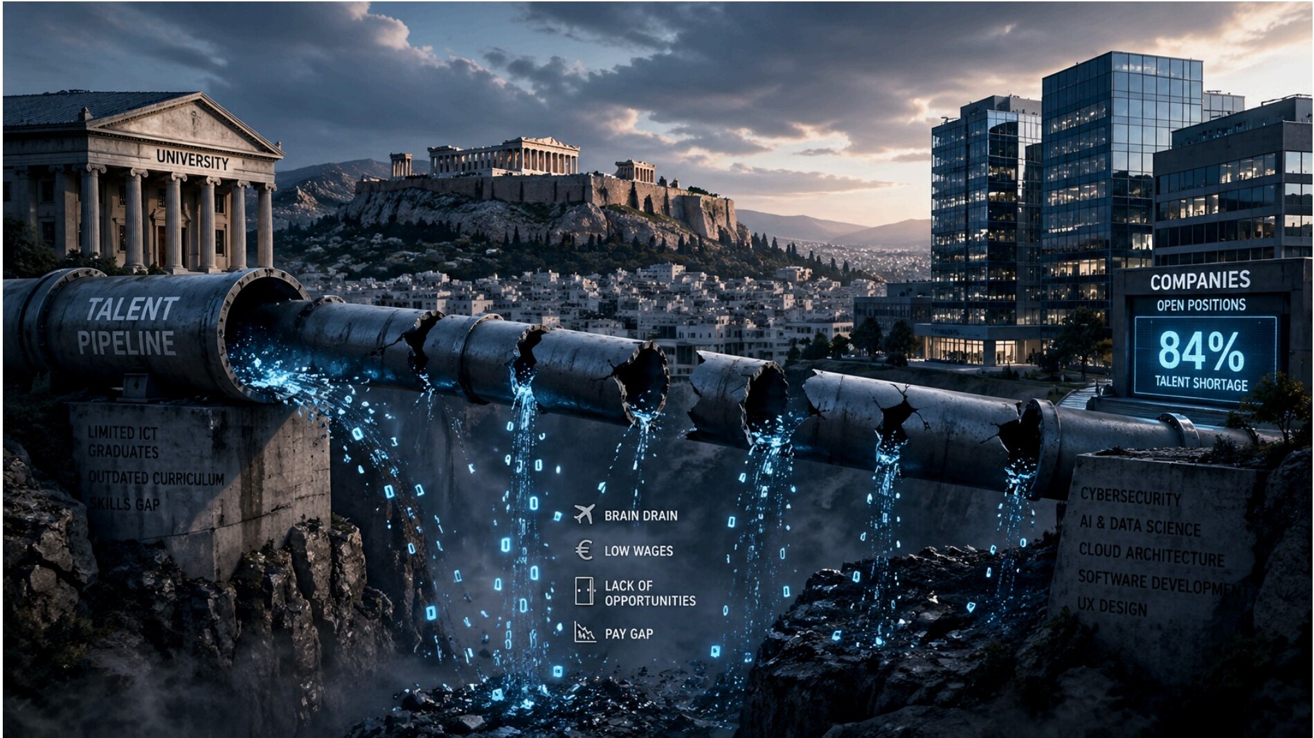 Το 84% των Ελλήνων εργοδοτών δεν μπορεί να βρει εξειδικευμένο Tech Talent: Δείτε γιατί το pipeline έχει σπάσει